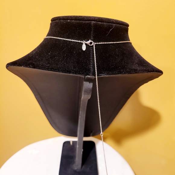 Pandora Silver Heart FLOATING Heart Necklace - Picture 6 of 12